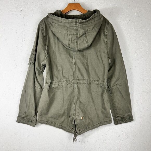 NWOT Alpha Industries,inc. U. S. Service Jacket Women 100% Cotton - Picture 2 of 14